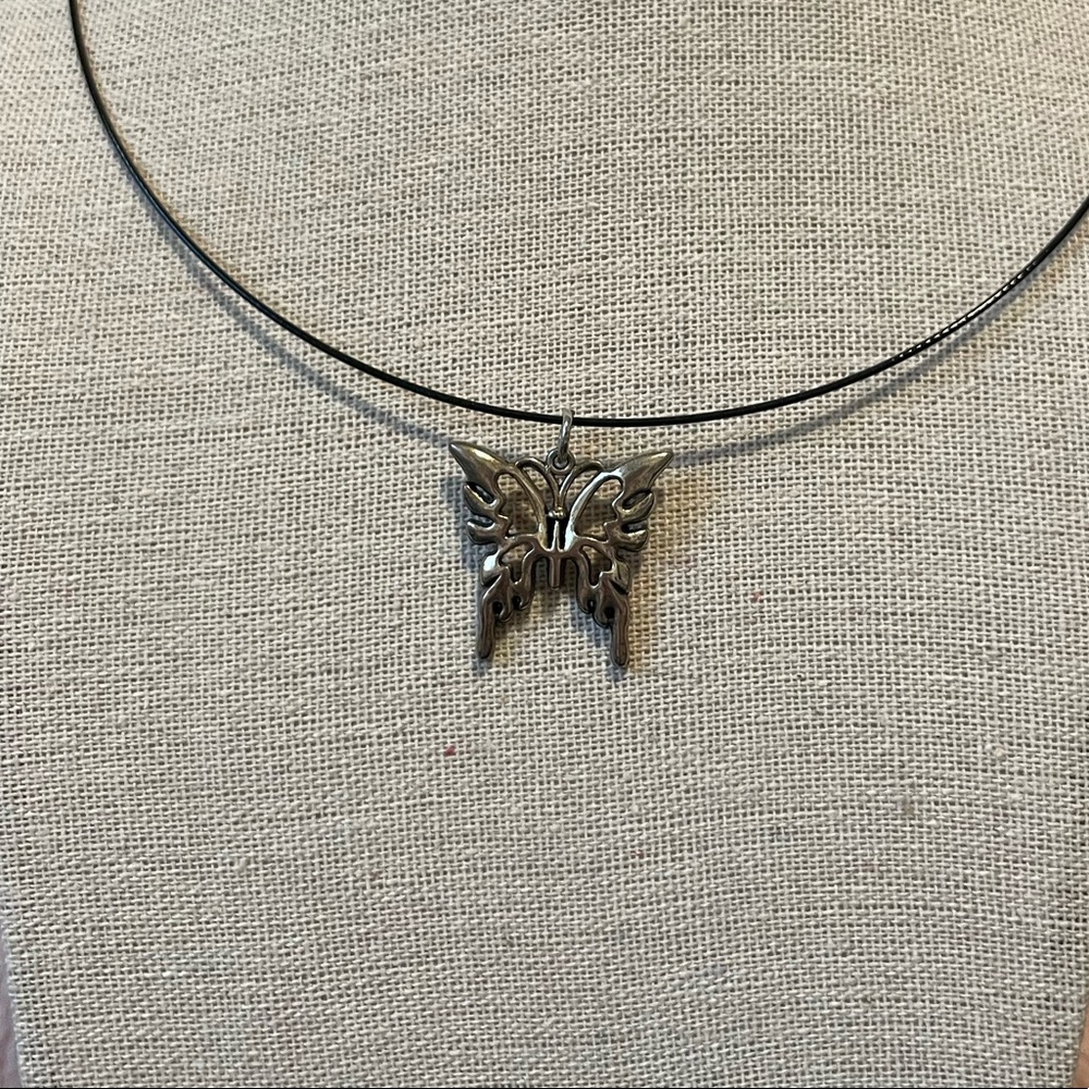 Y2K Butterfly Necklace 🦋